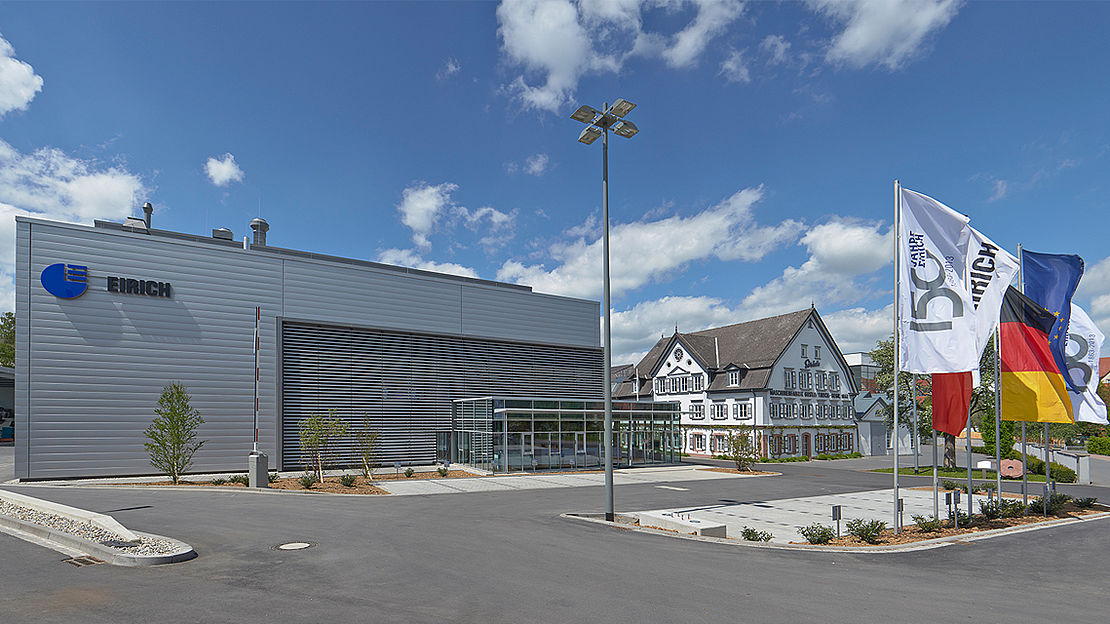 The Eirich works at Hardheim in the Odenwald, photographed for the chronicle